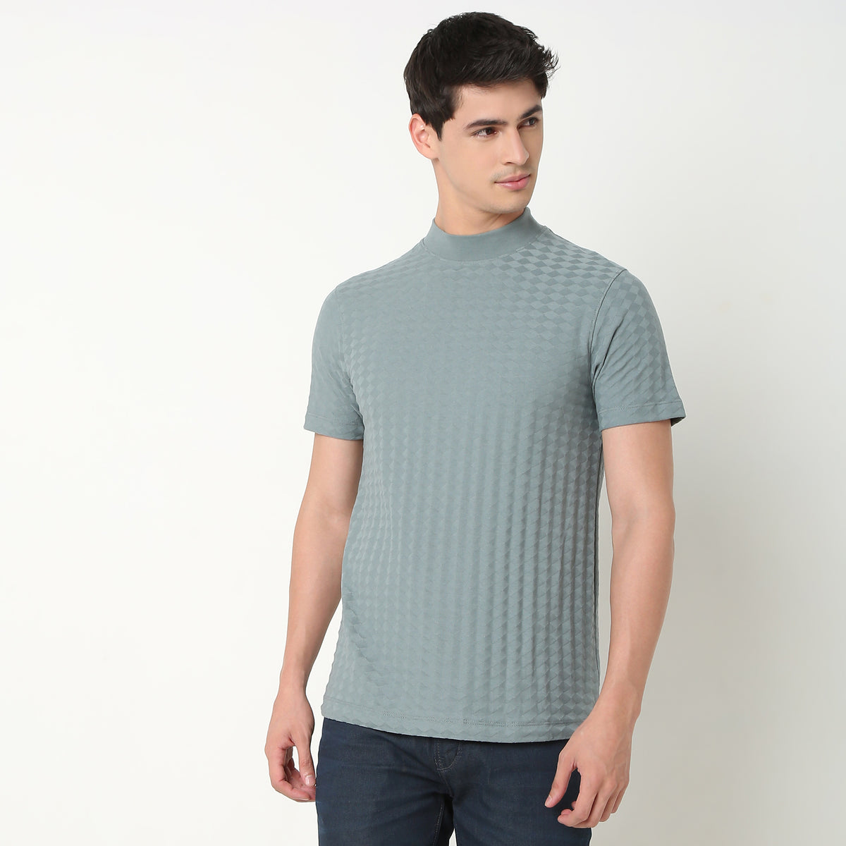 Regular Fit Structured T-Shirt