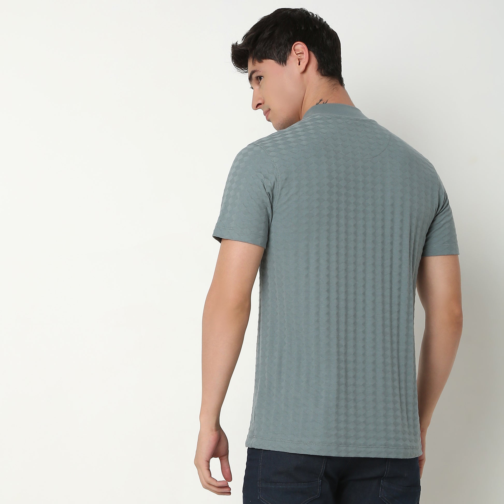 Regular Fit Structured T-Shirt