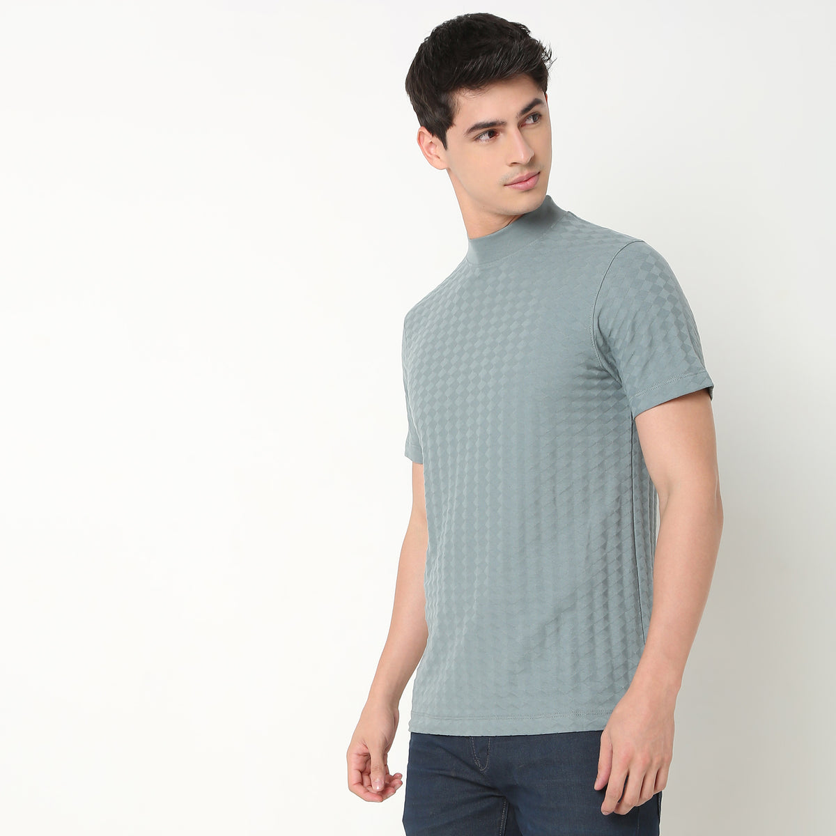 Regular Fit Structured T-Shirt