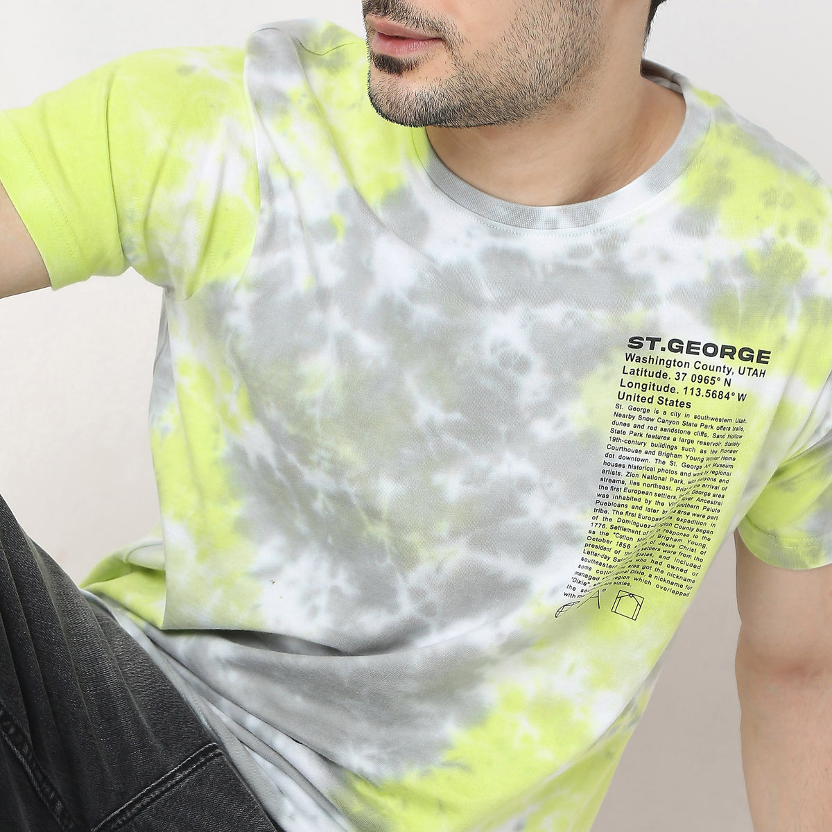 Regular Fit Tie - Dye T-Shirt