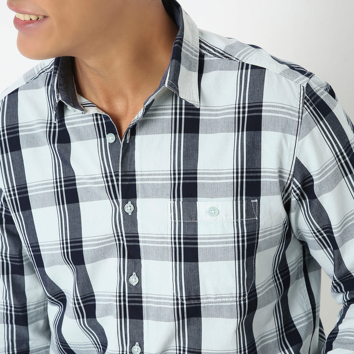 Regular Fit Checkered Shirt