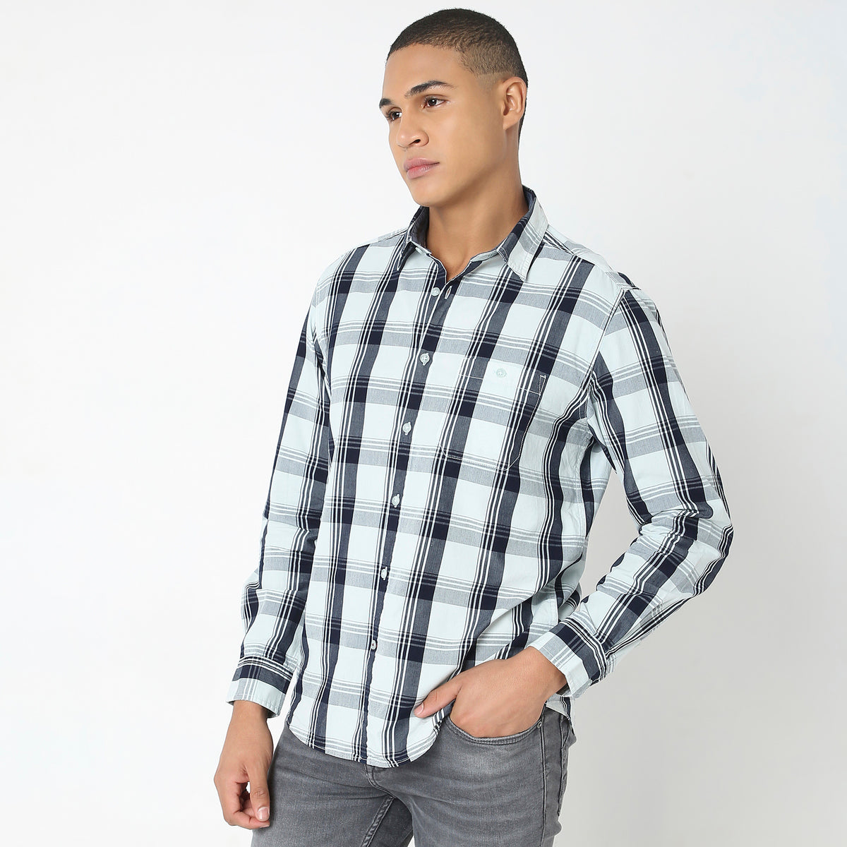 Regular Fit Checkered Shirt