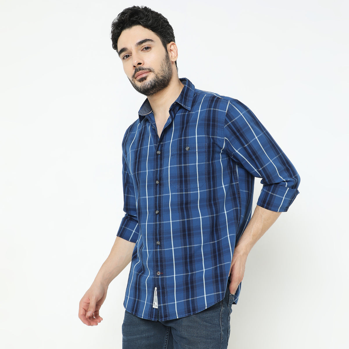 Regular Fit Checkered Shirt