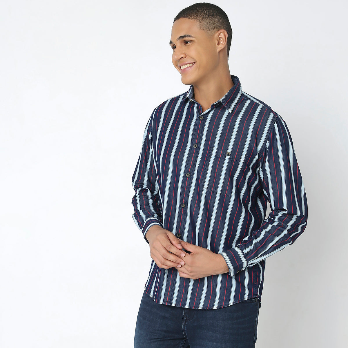 Regular Fit Striped Shirt