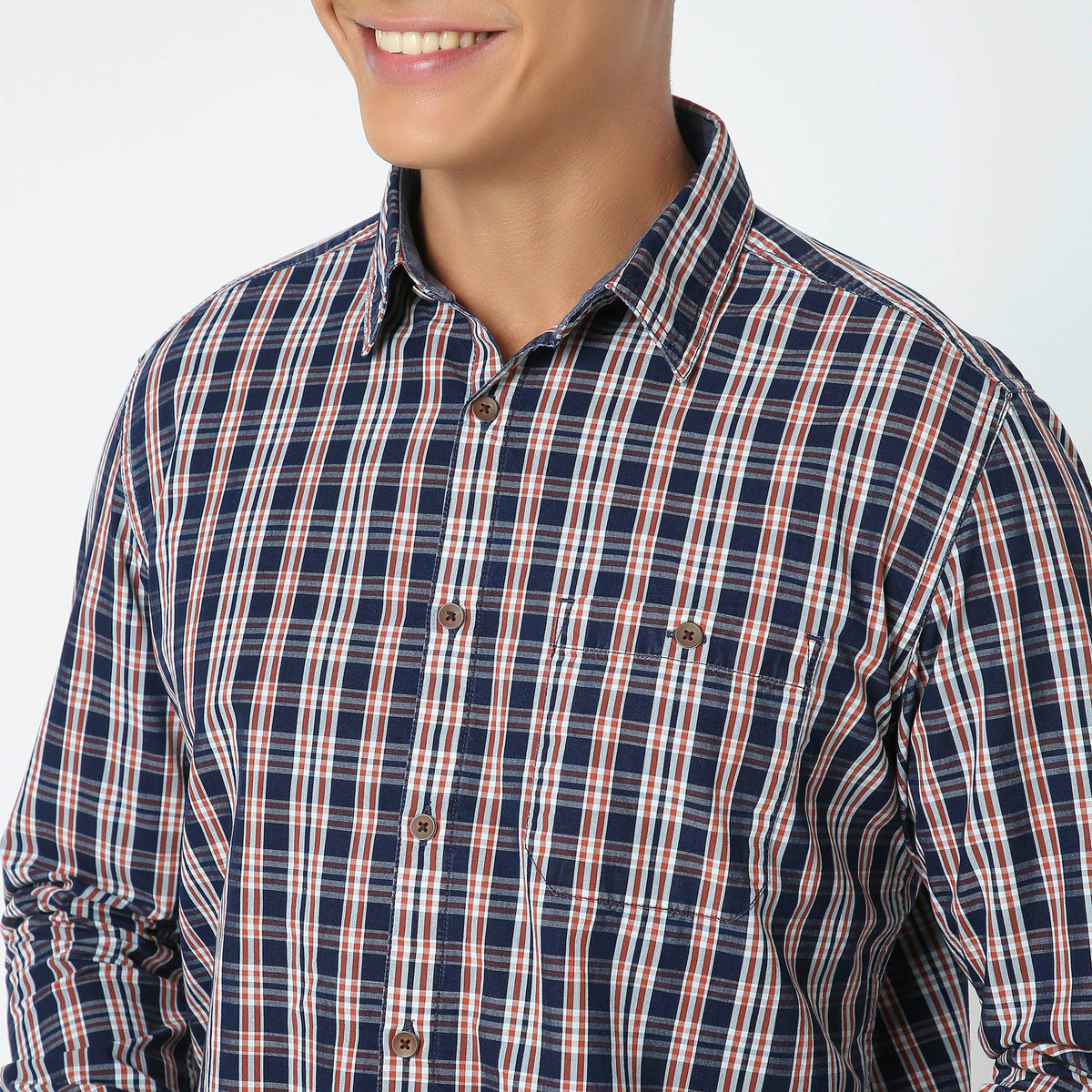 Regular Fit Checkered Shirt