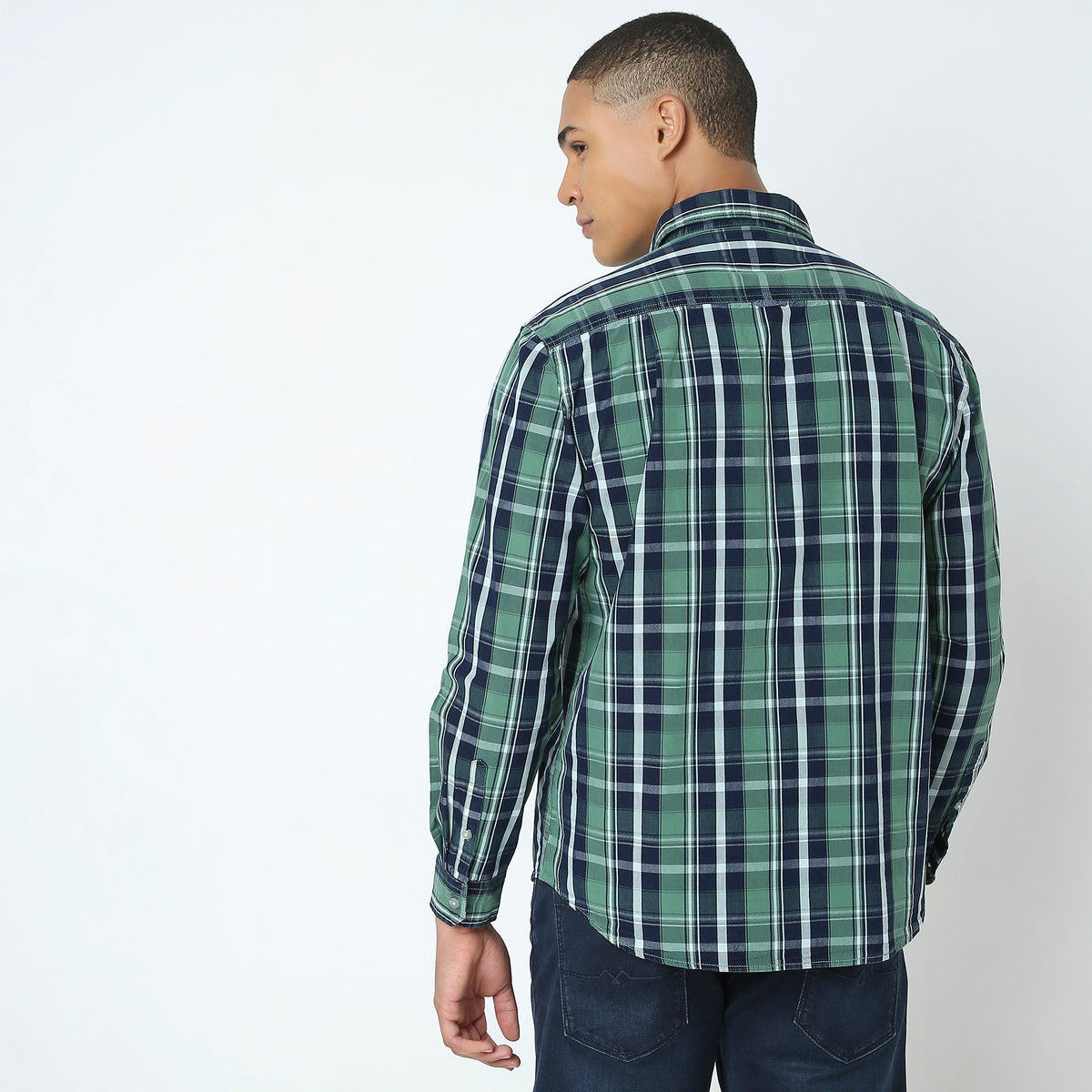 Regular Fit Checkered Shirt