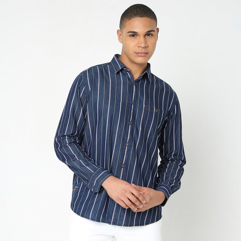 Regular Fit Striped Shirt