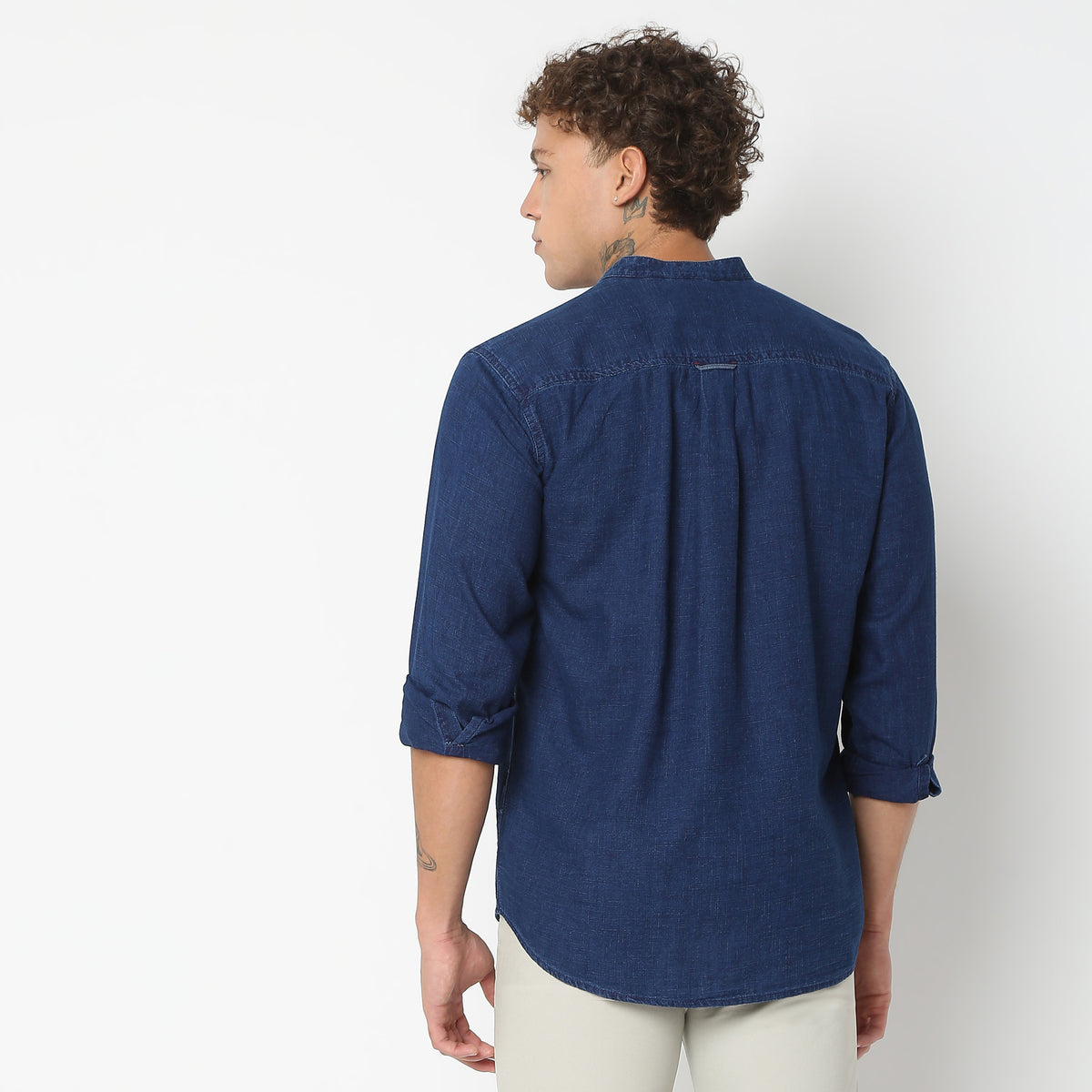 Regular Fit Solid Shirt