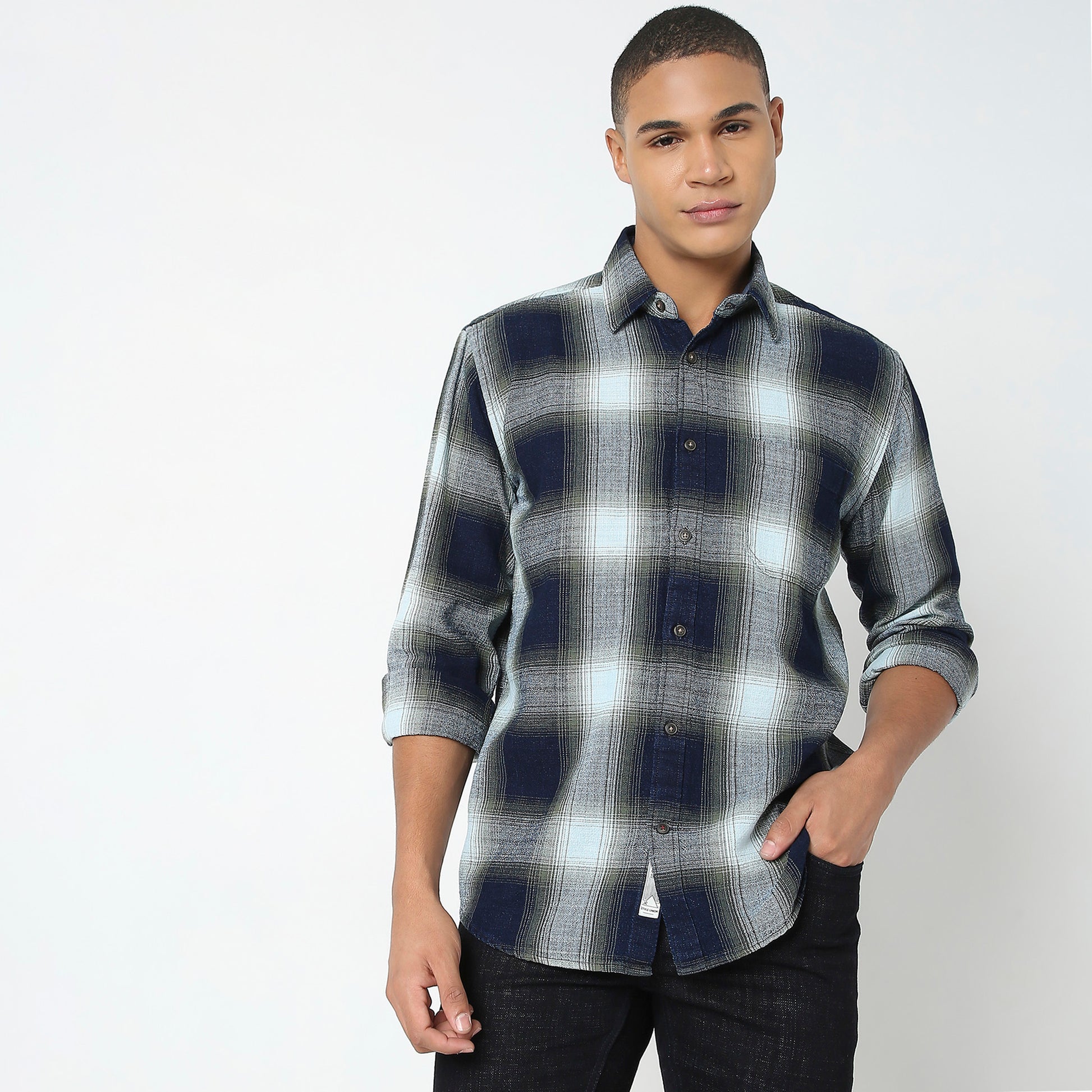 Regular Fit Checkered Shirt