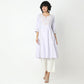 Flare Fit Embroidered Kurta