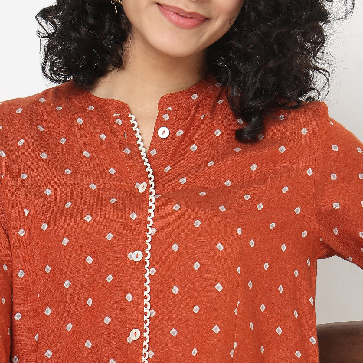 Flare Fit Printed Kurta