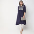 Flare Fit Embroidered Kurta