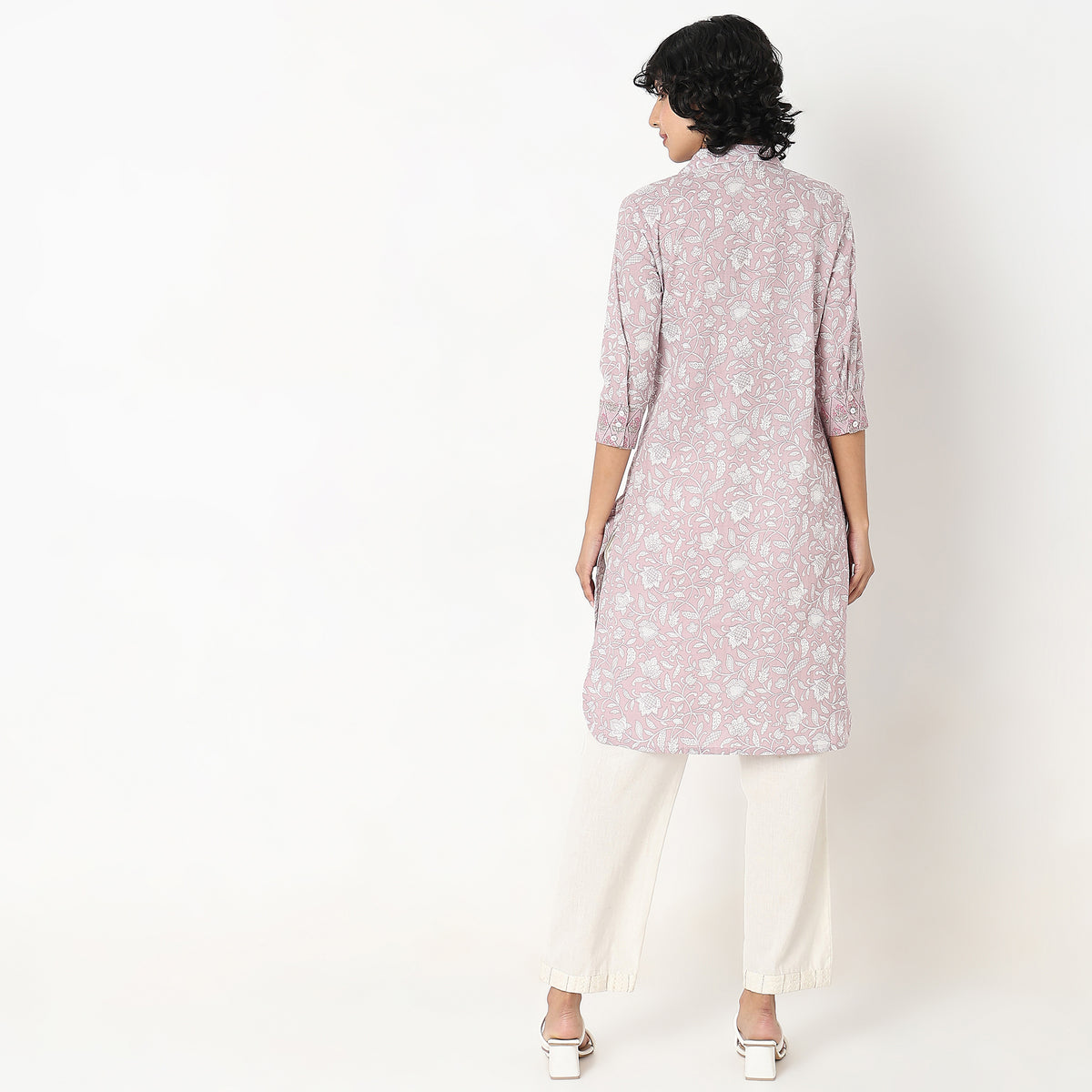 Flare Fit Printed Kurta