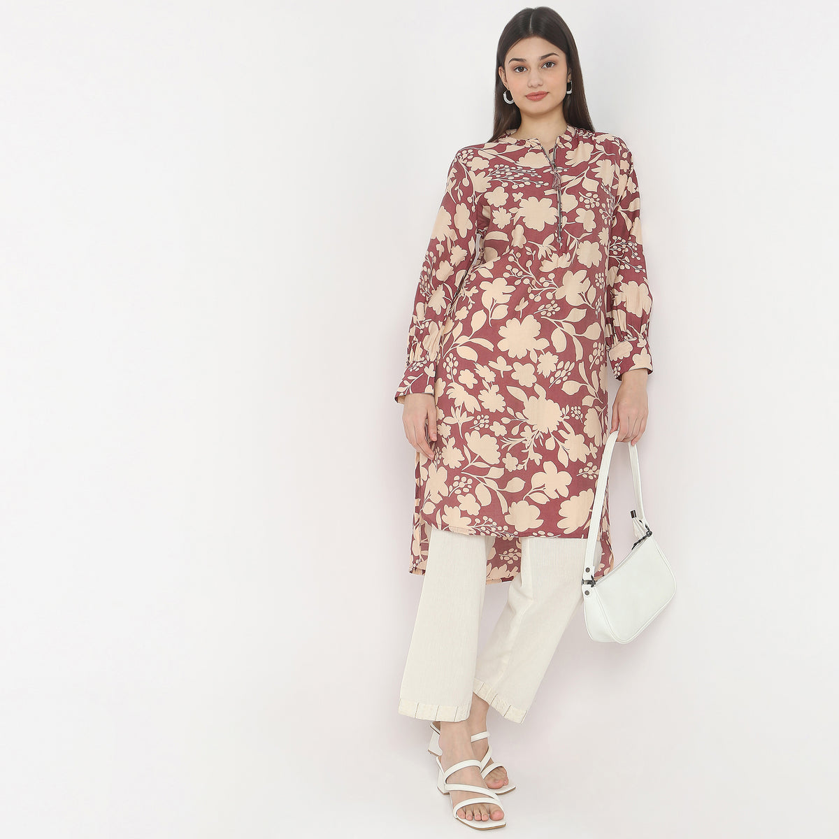 Flare Fit Printed Kurta