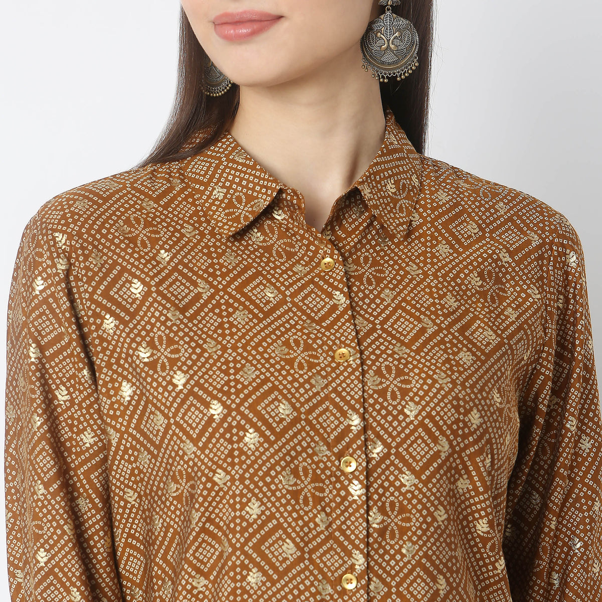 Straight Fit Printed Kurta