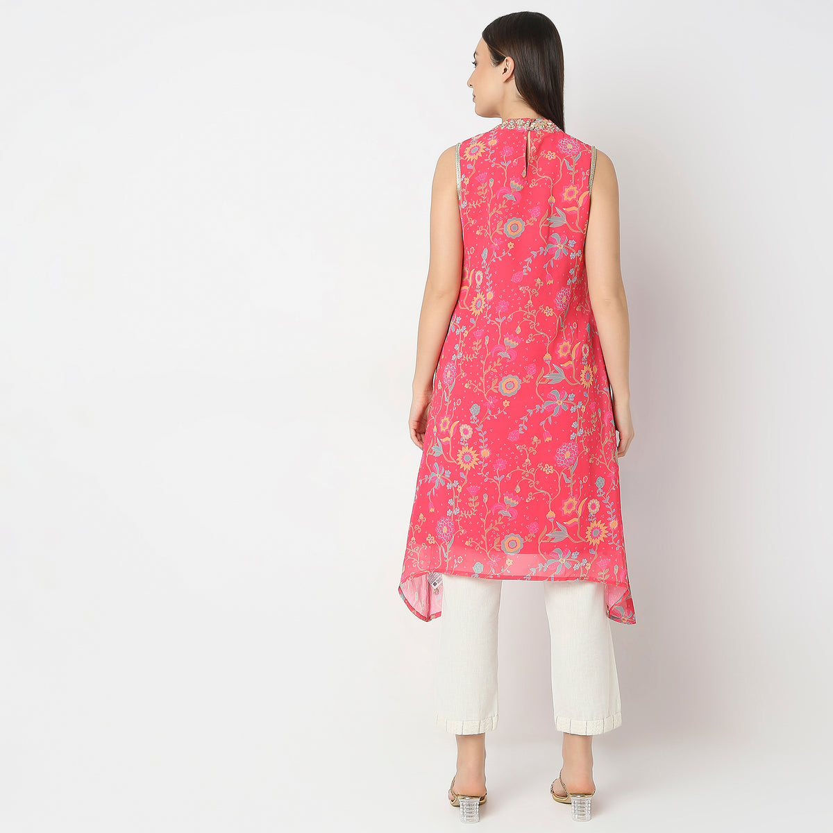 Flare Fit Printed Kurta