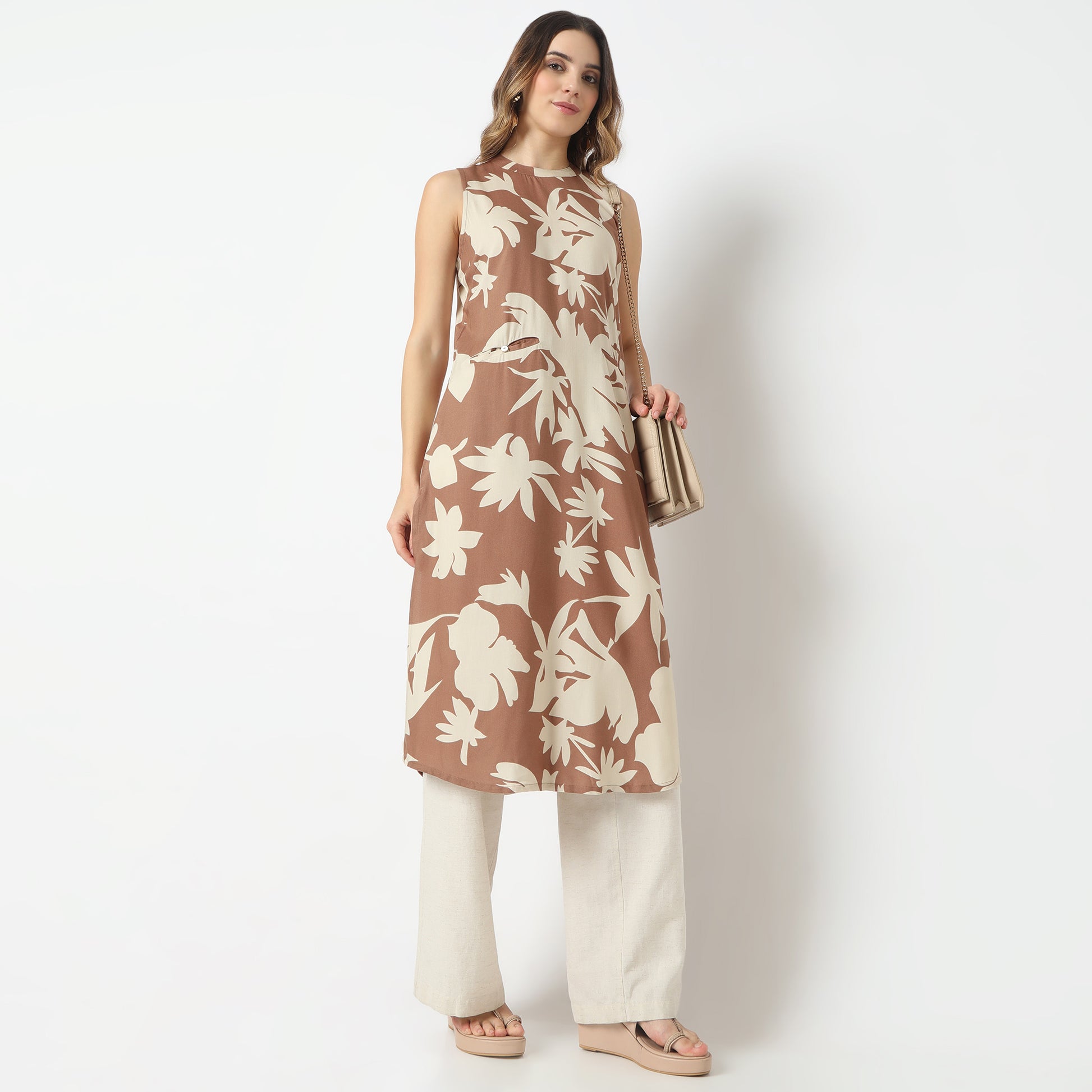 Regular Fit Printed Kurta