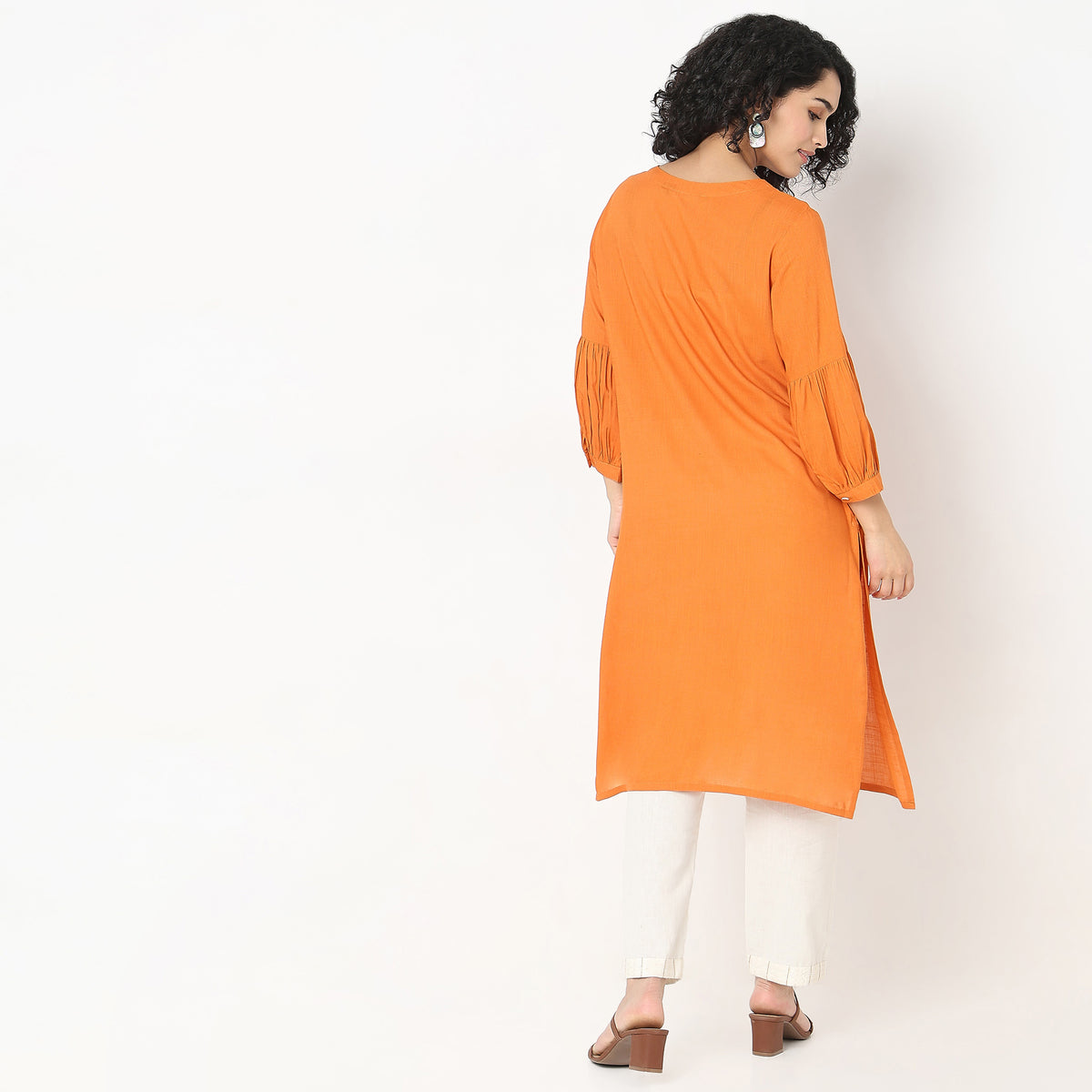 Relaxed Fit Embroidered Kurta