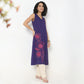 Flare Fit Embroidered V-Neck Kurta