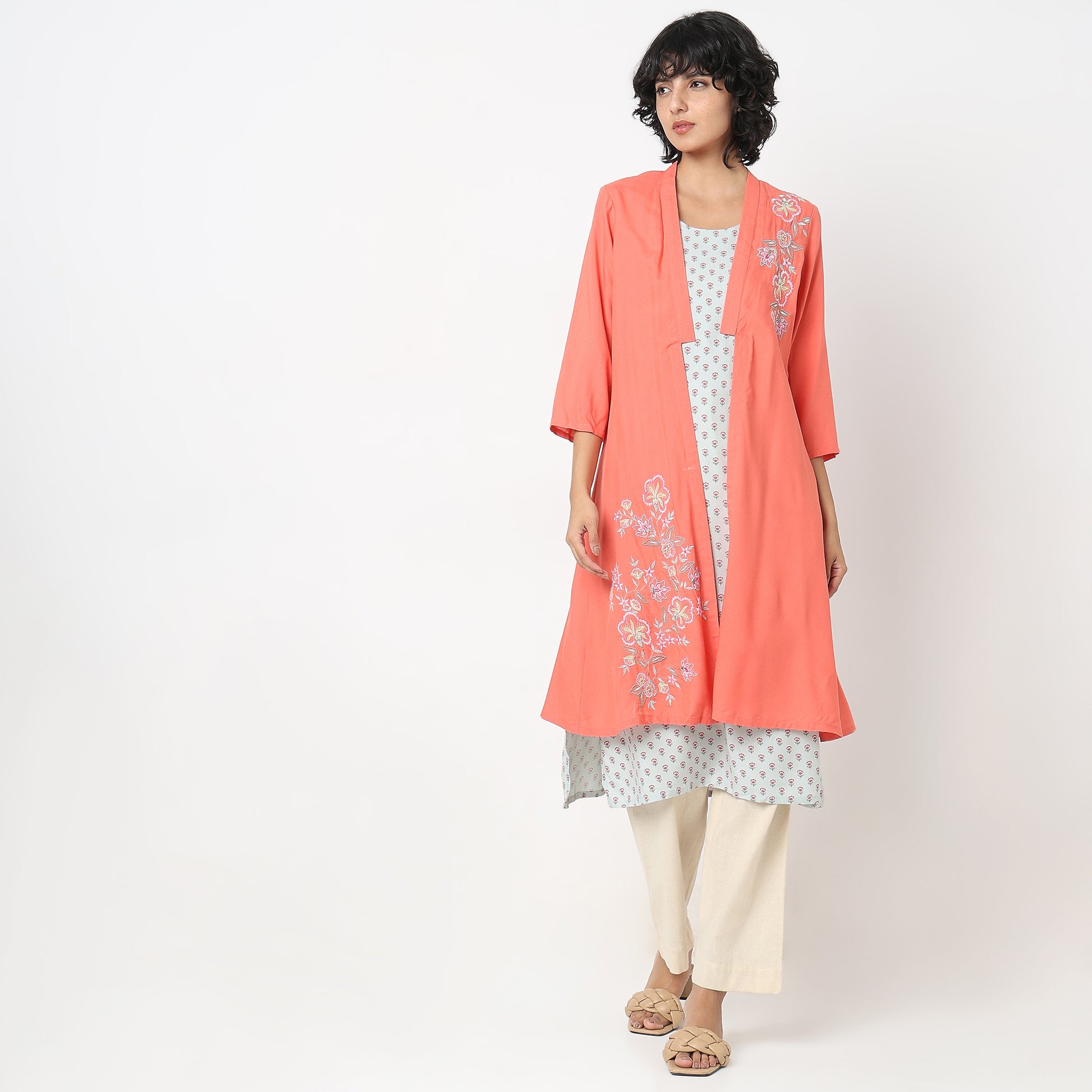 Flare Fit Printed Dress