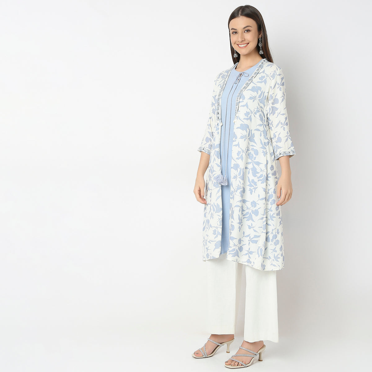 Straight Fit Printed Kurta