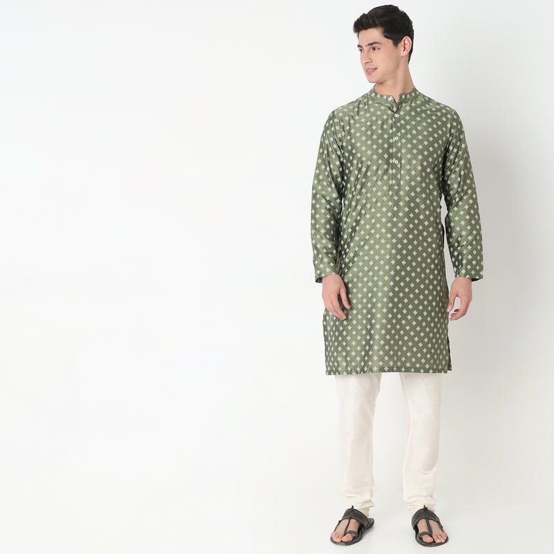 Regular Fit Printed Kurta