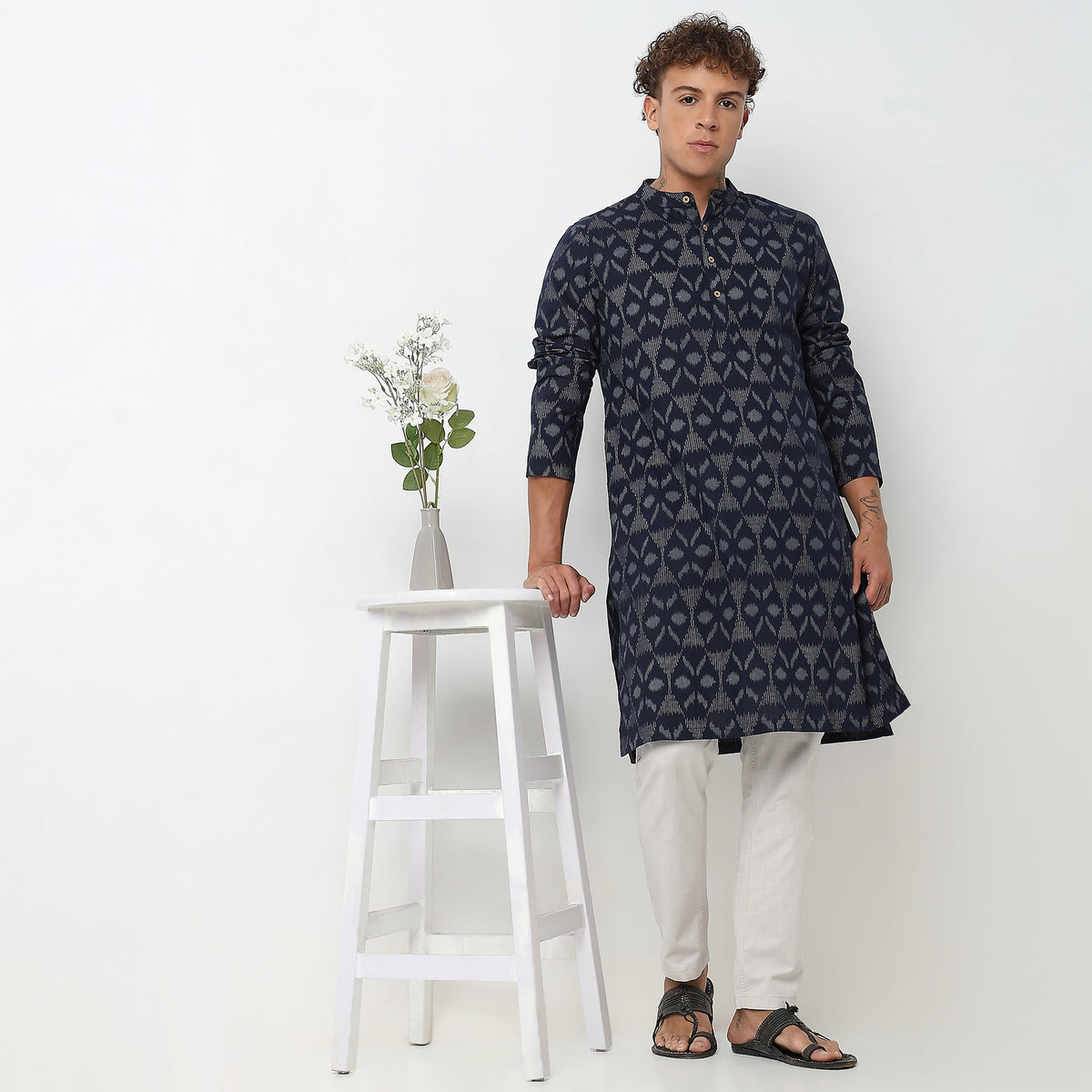 Regular Fit Printed Kurta