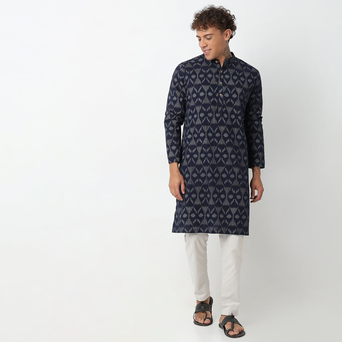 Regular Fit Printed Kurta