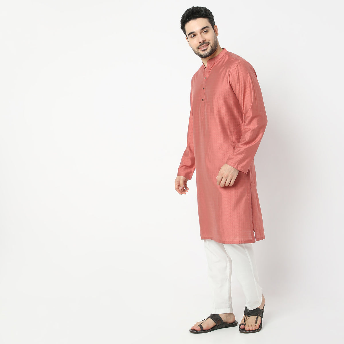 Regular Fit Solid Kurta