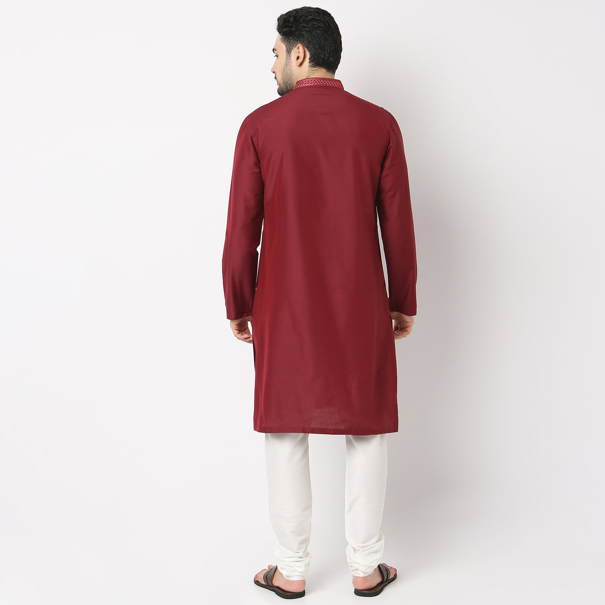 Regular Fit Pleats Kurta