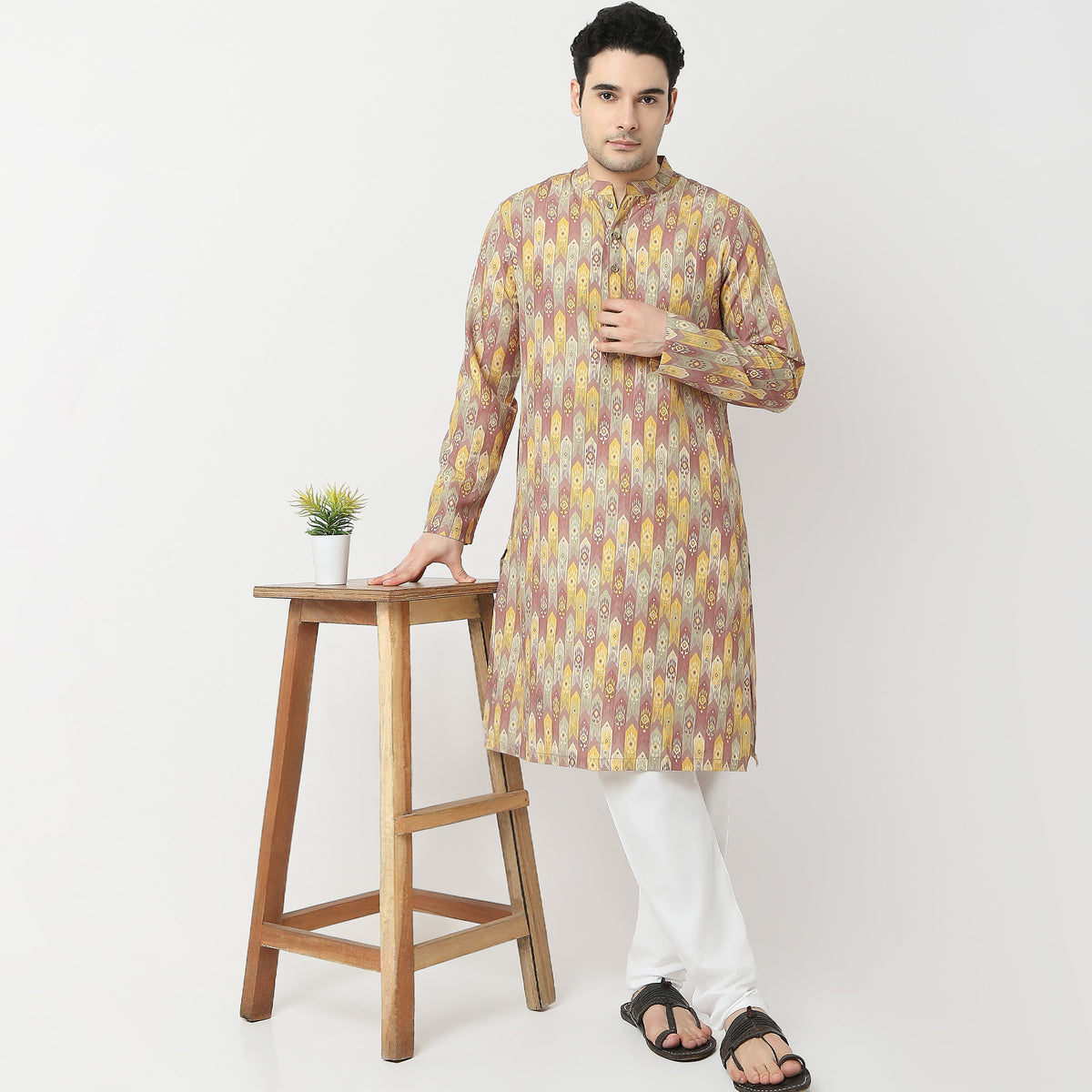 Regular Fit Printed Kurta