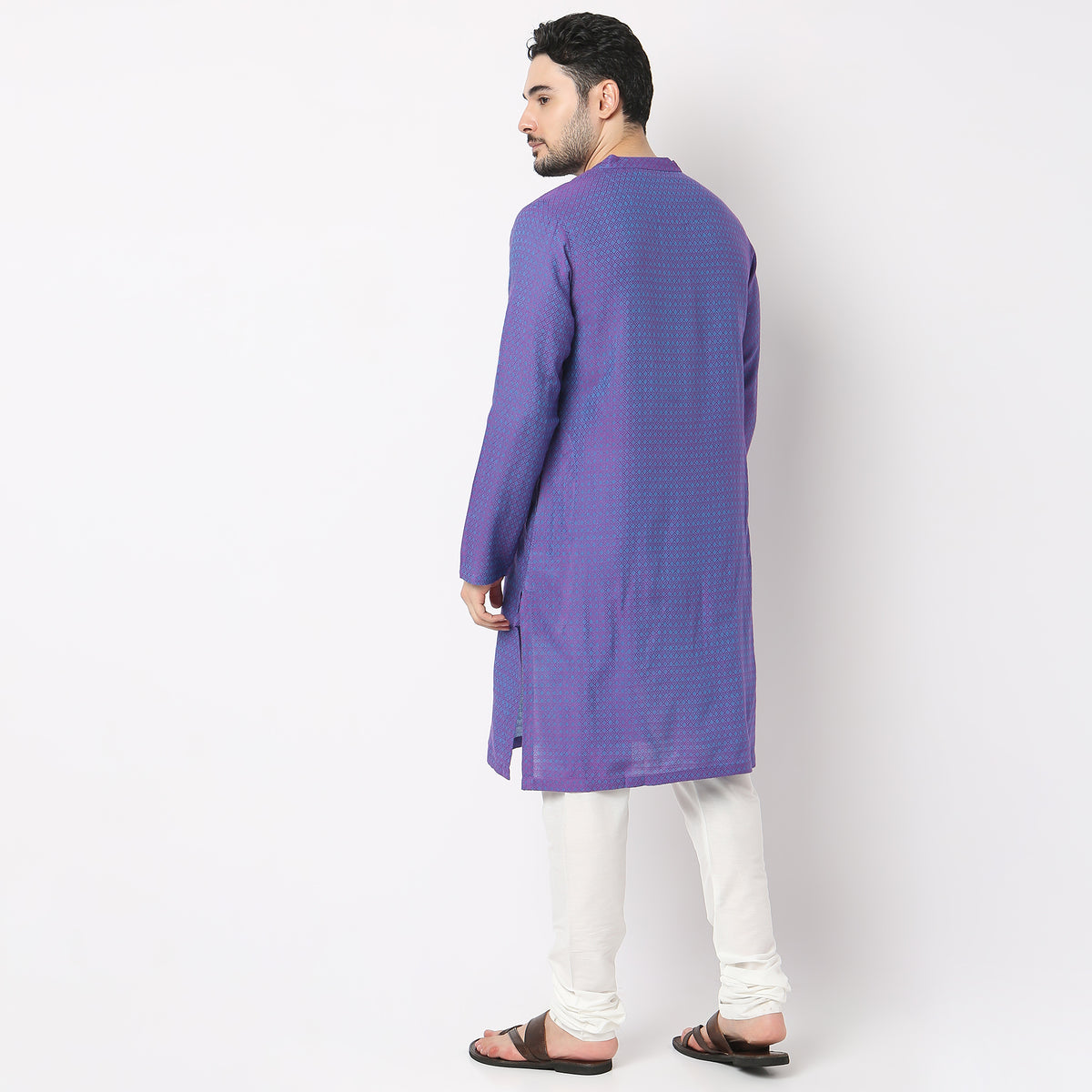 Regular Fit Structured Kurta