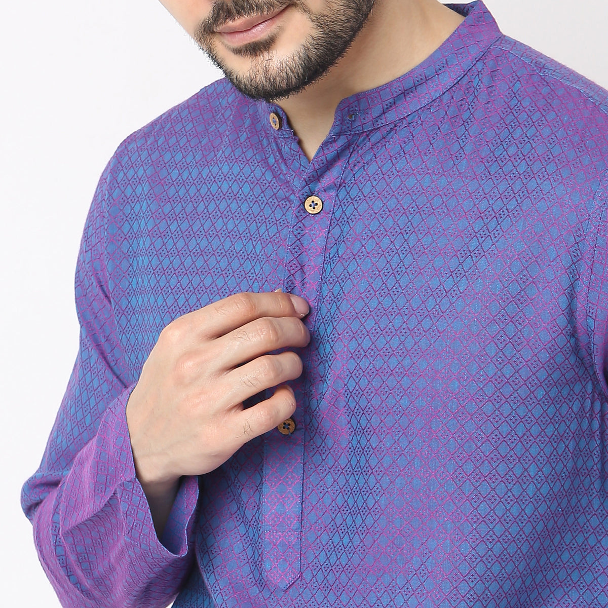 Regular Fit Structured Kurta