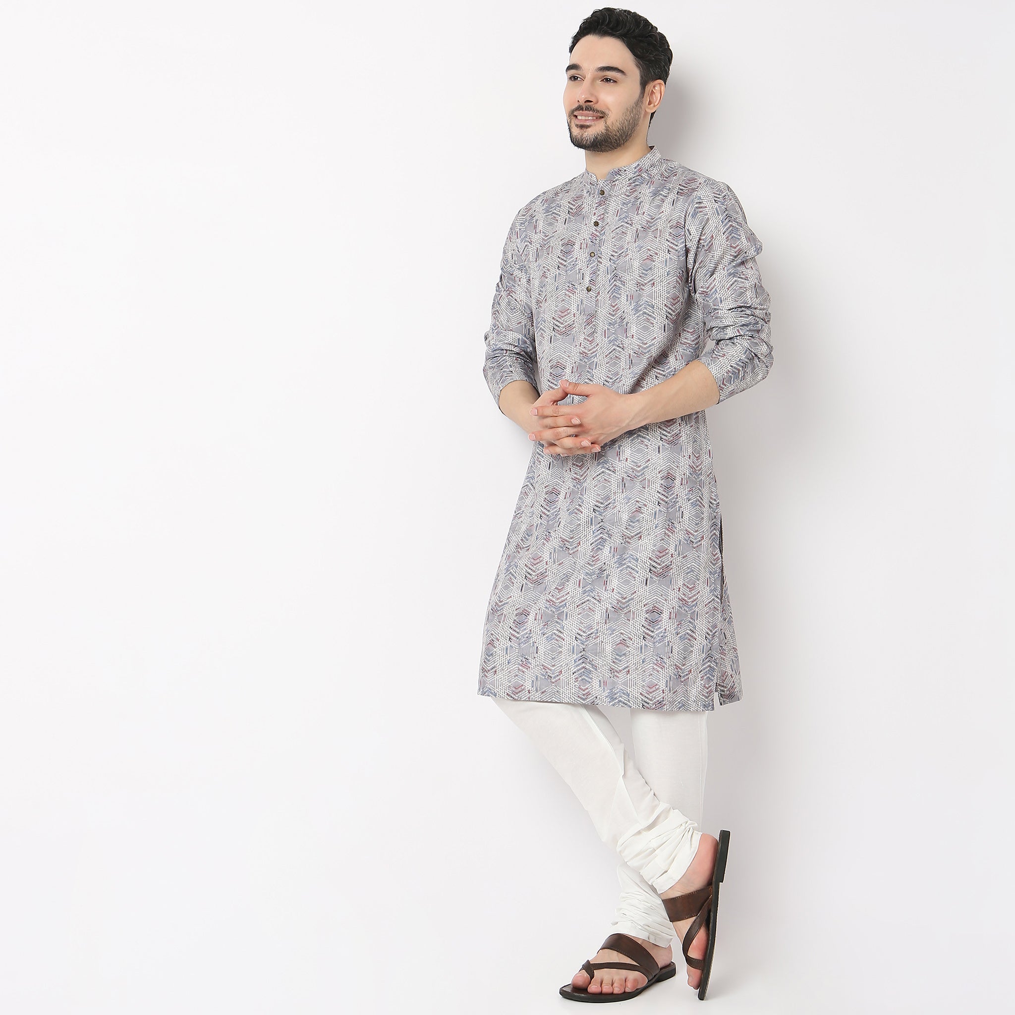 Regular Fit Printed Kurta