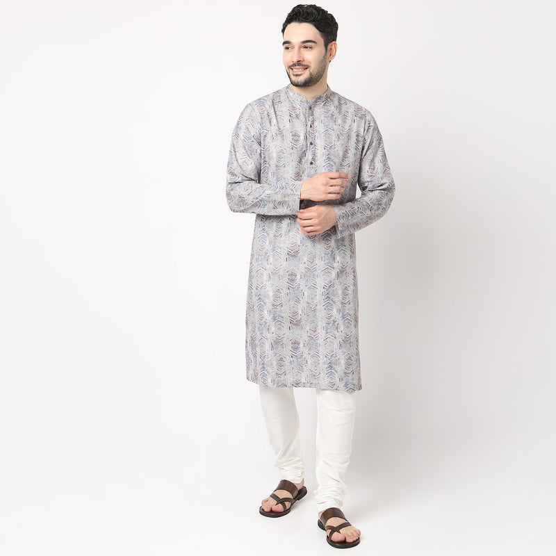 Regular Fit Printed Kurta