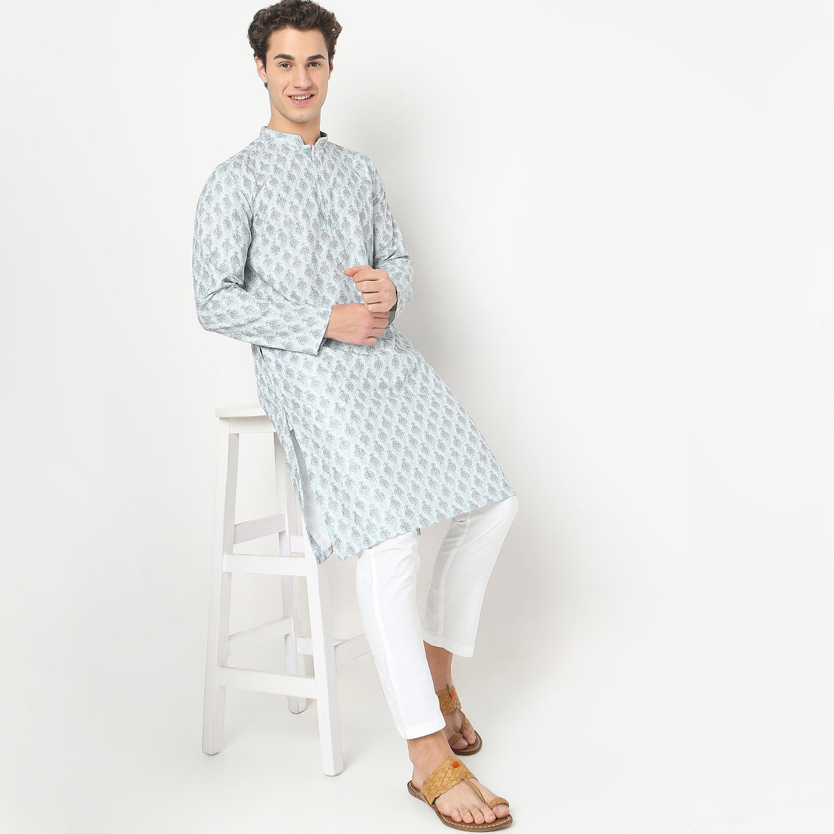 Regular Fit Printed Kurta