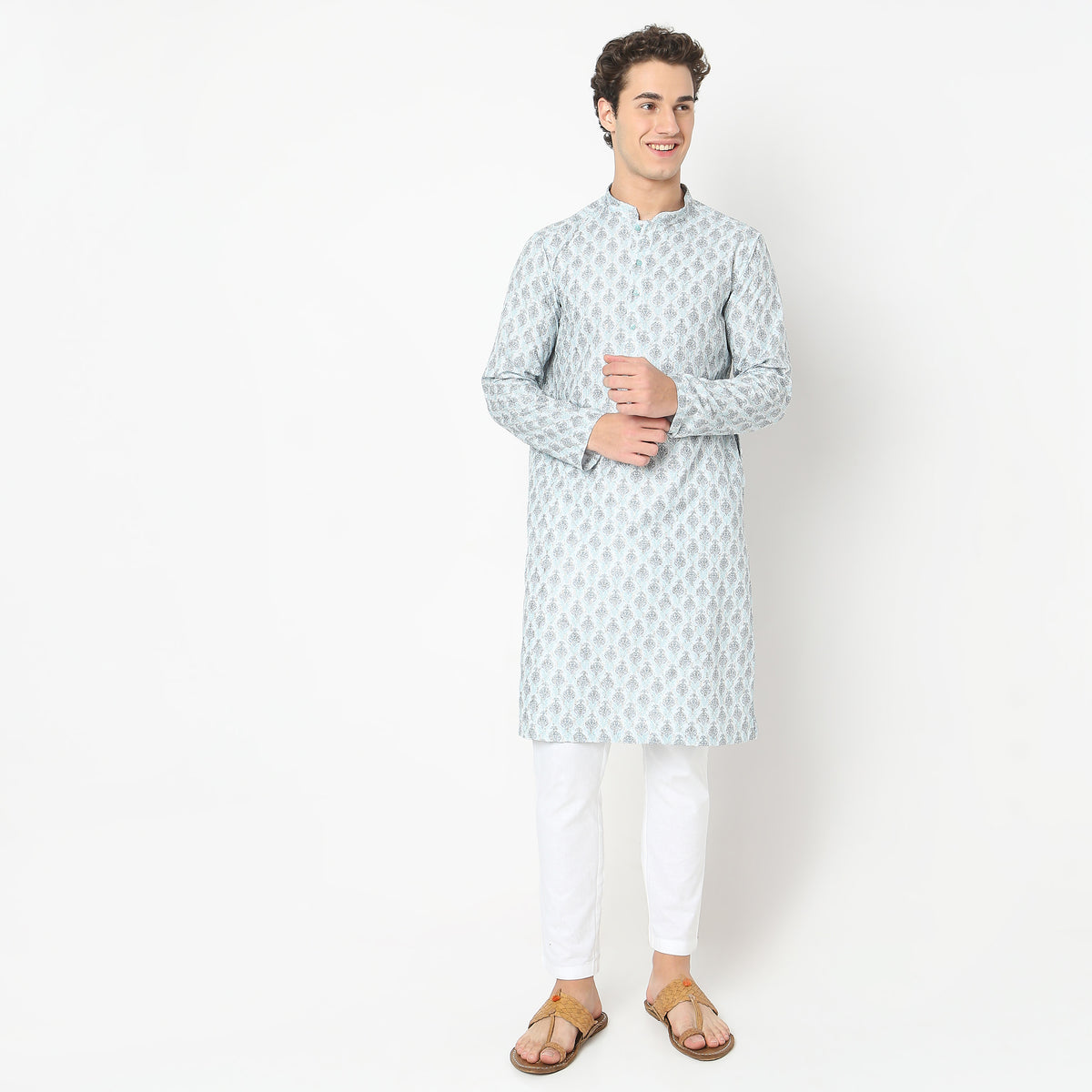 Regular Fit Printed Kurta