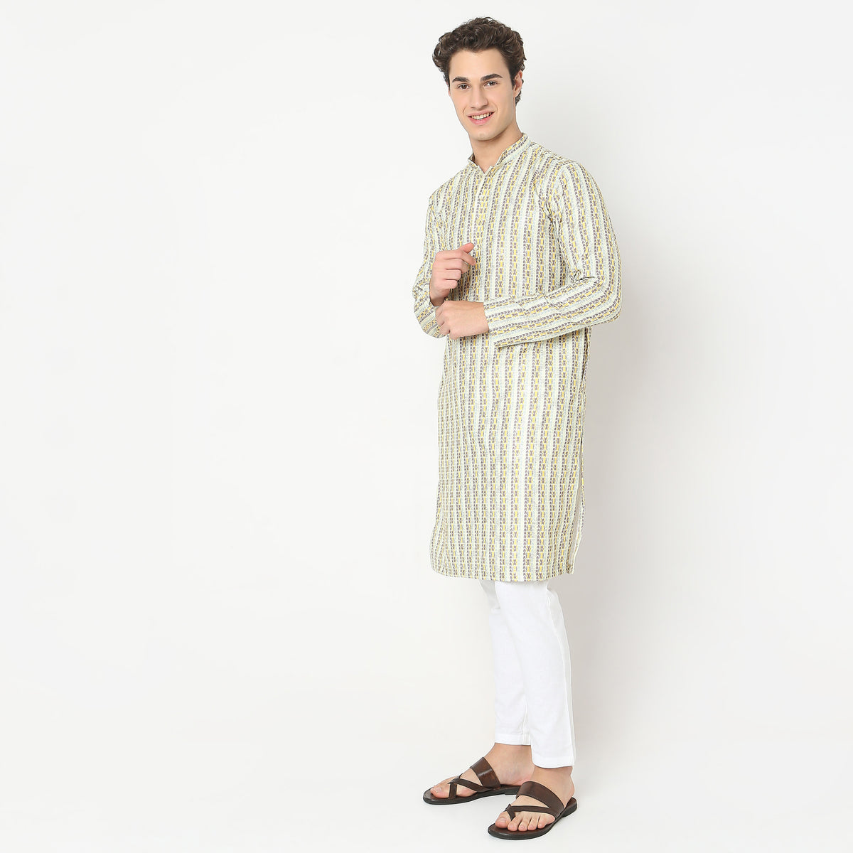 Regular Fit Printed Kurta