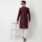 Buy Men Straight Fit Embroidered Full Sleeve Kurta  - Style Union