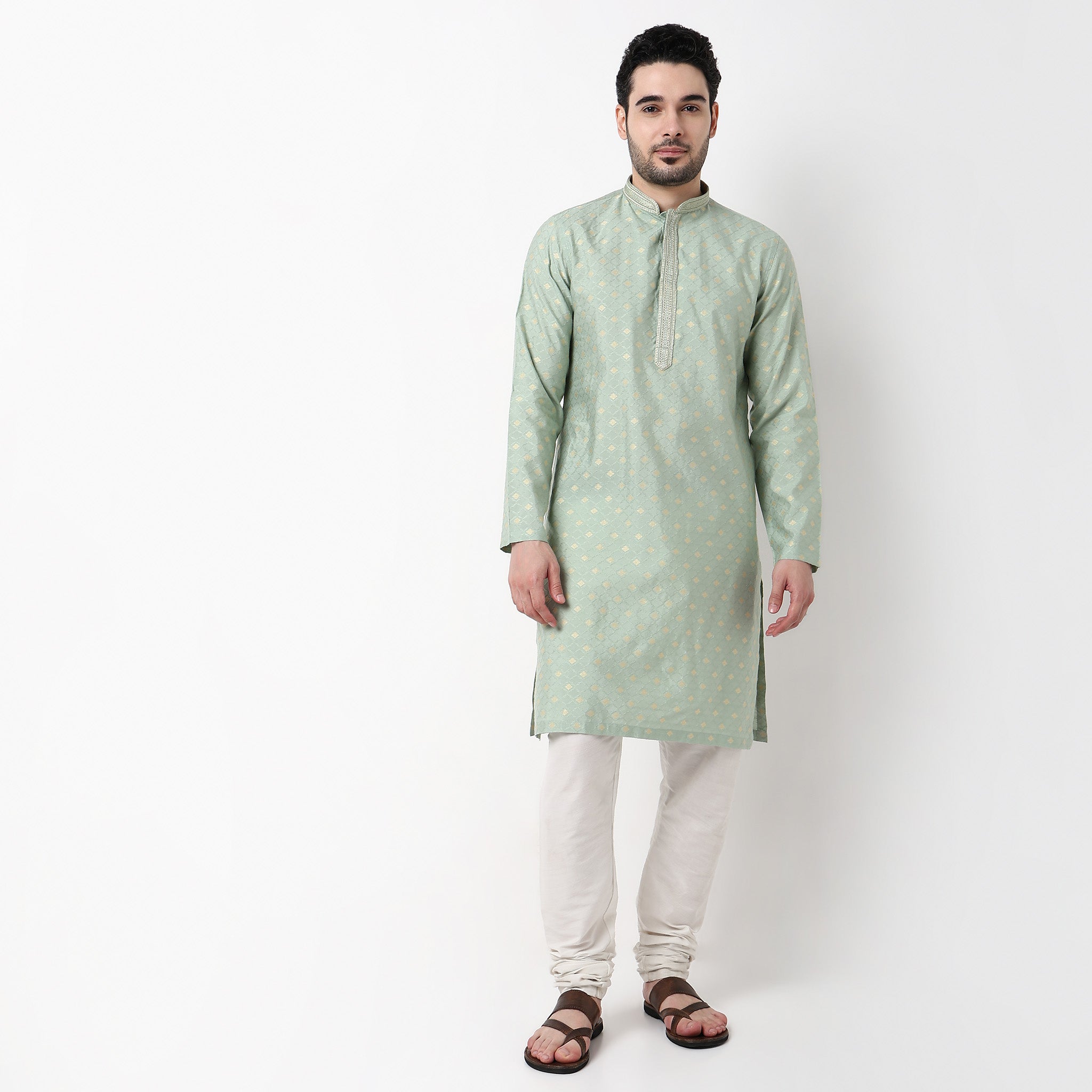 Jacquard Long Kurta