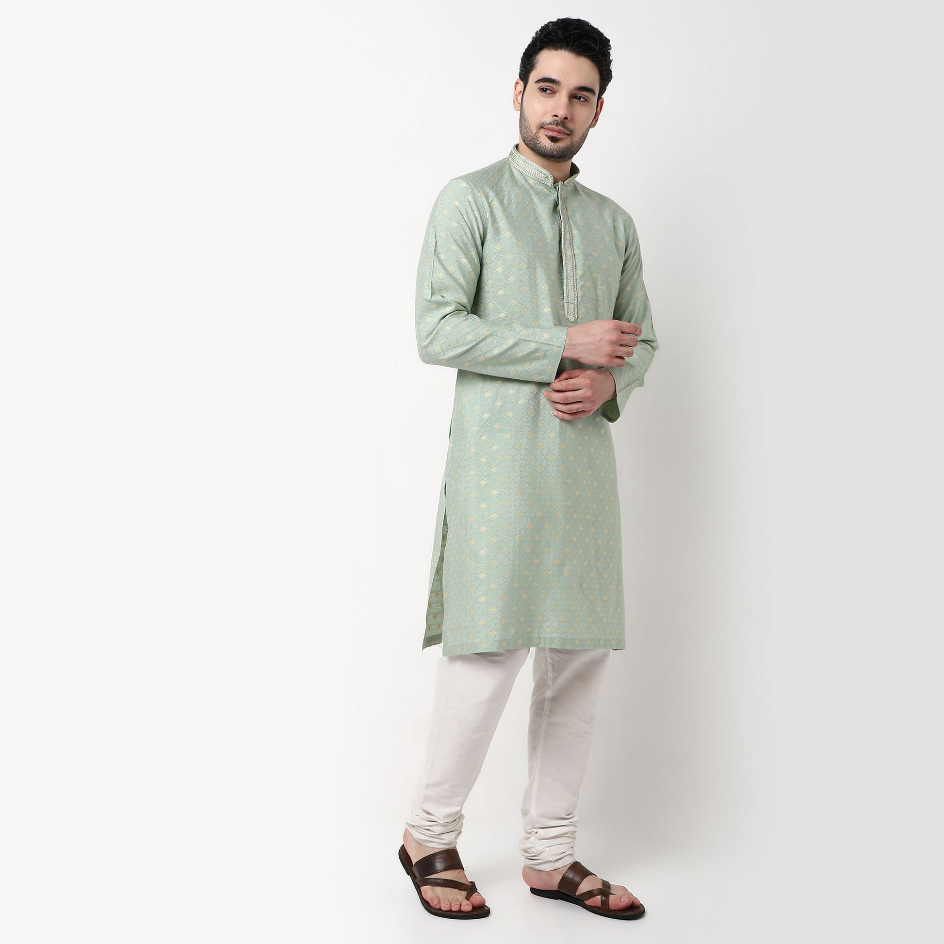 Jacquard Long Kurta