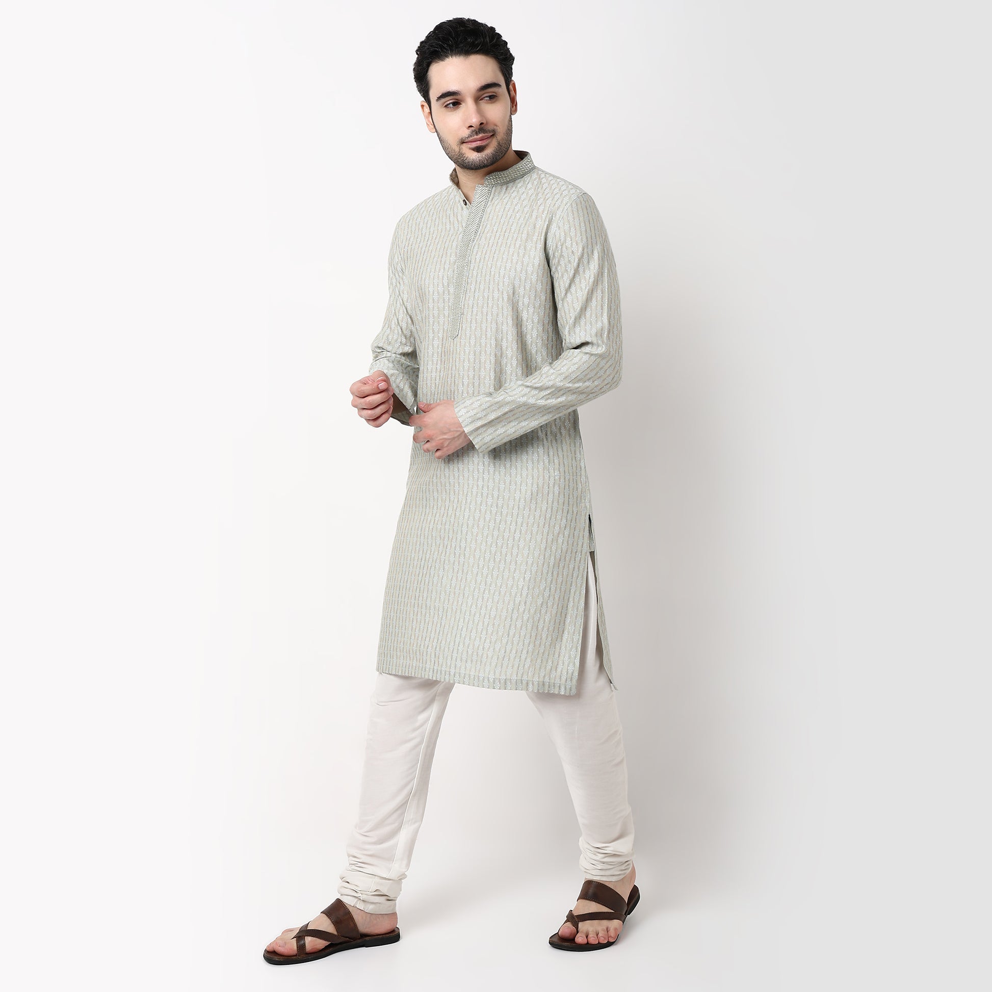 Jacquard Long Kurta