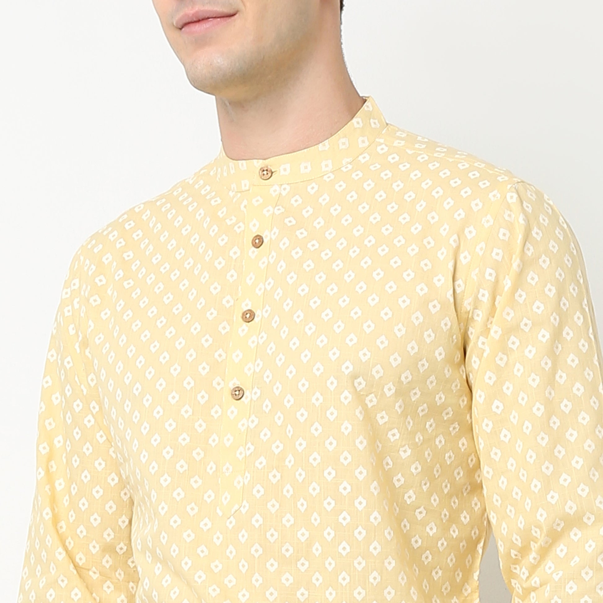 Straight Fit Printed Long Kurta