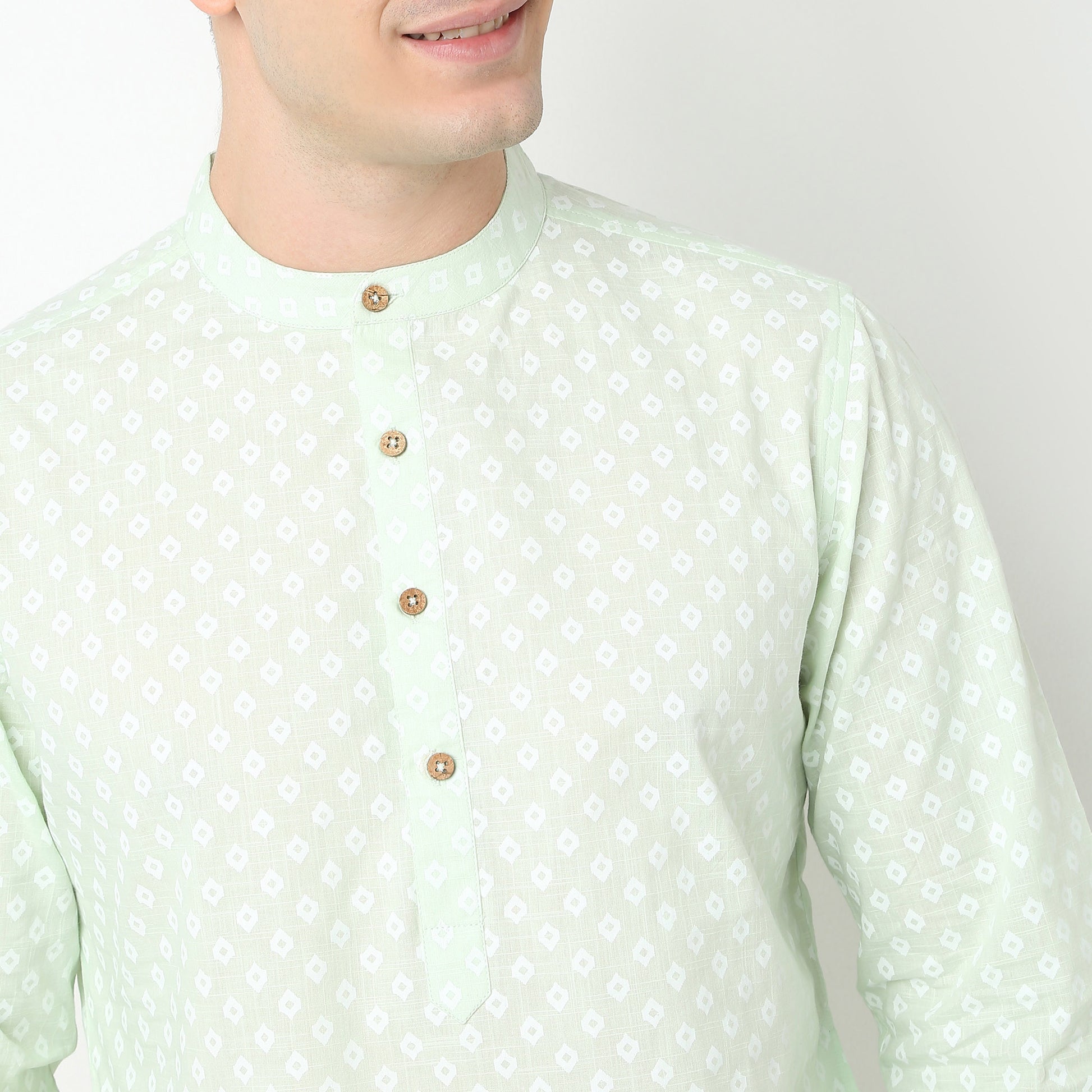 Straight Fit Printed Long Kurta