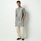 Straight Fit Printed Mandarin Collar Kurta