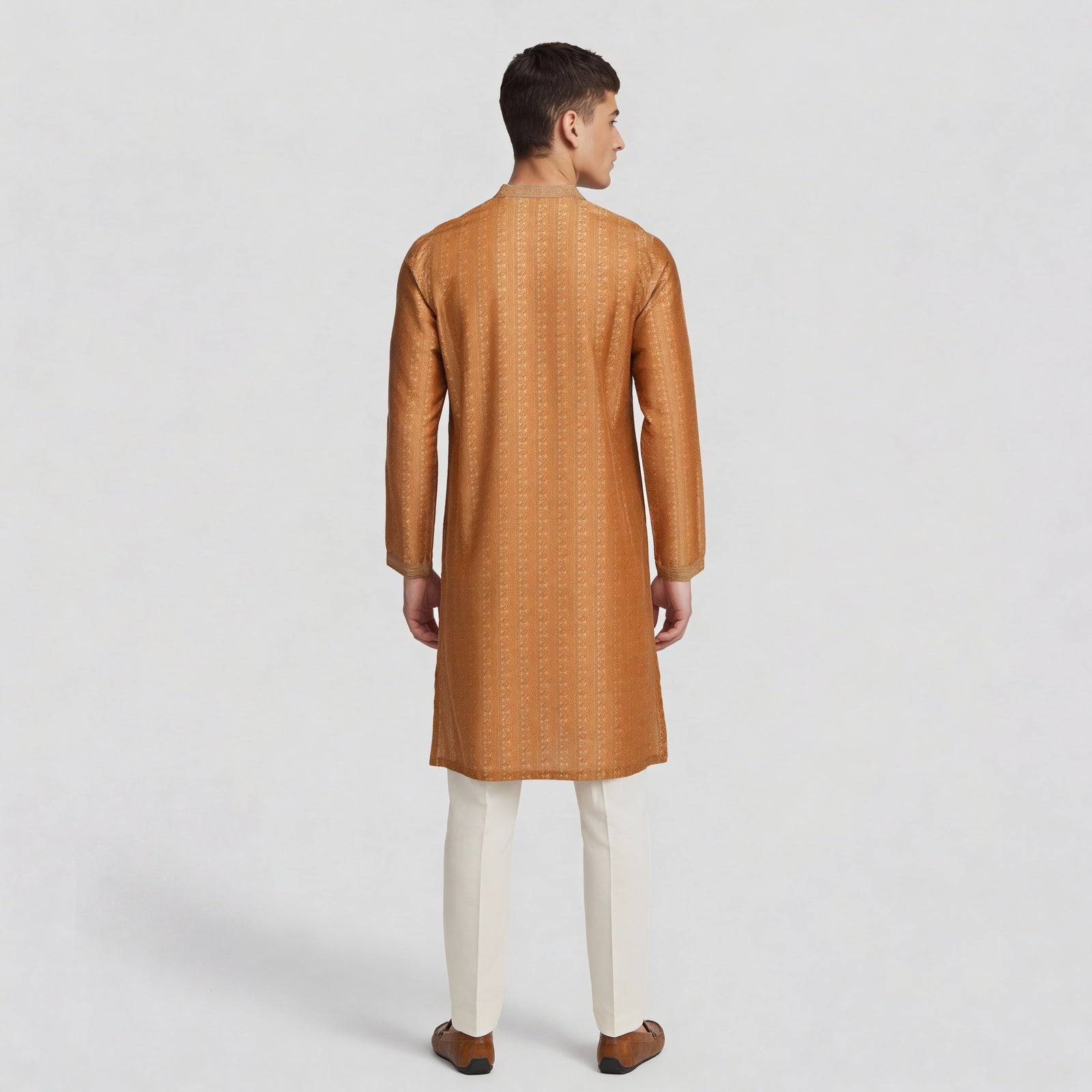 Viscose Polyester Printed Full Sleeve Kurta
