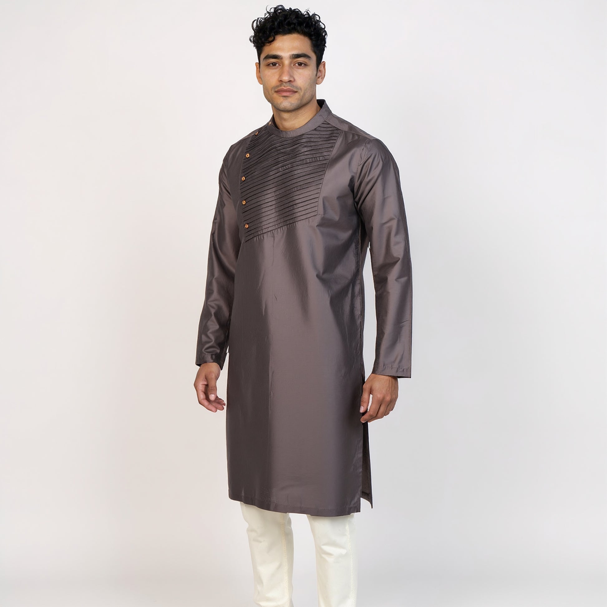 Pintuck Long Kurta