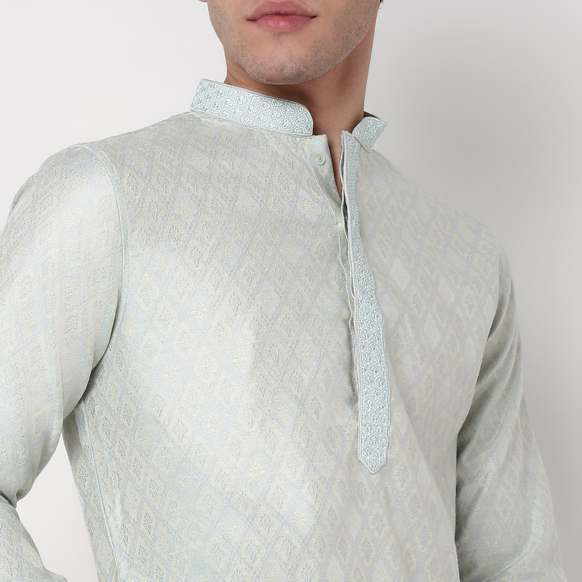 Jacquard Long Kurta