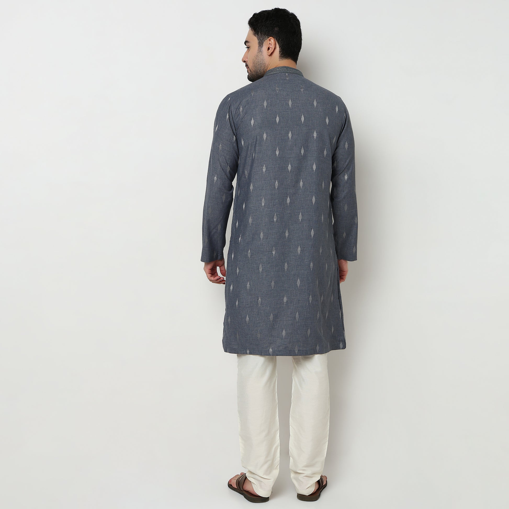 Dobby Jacquard Long Kurta