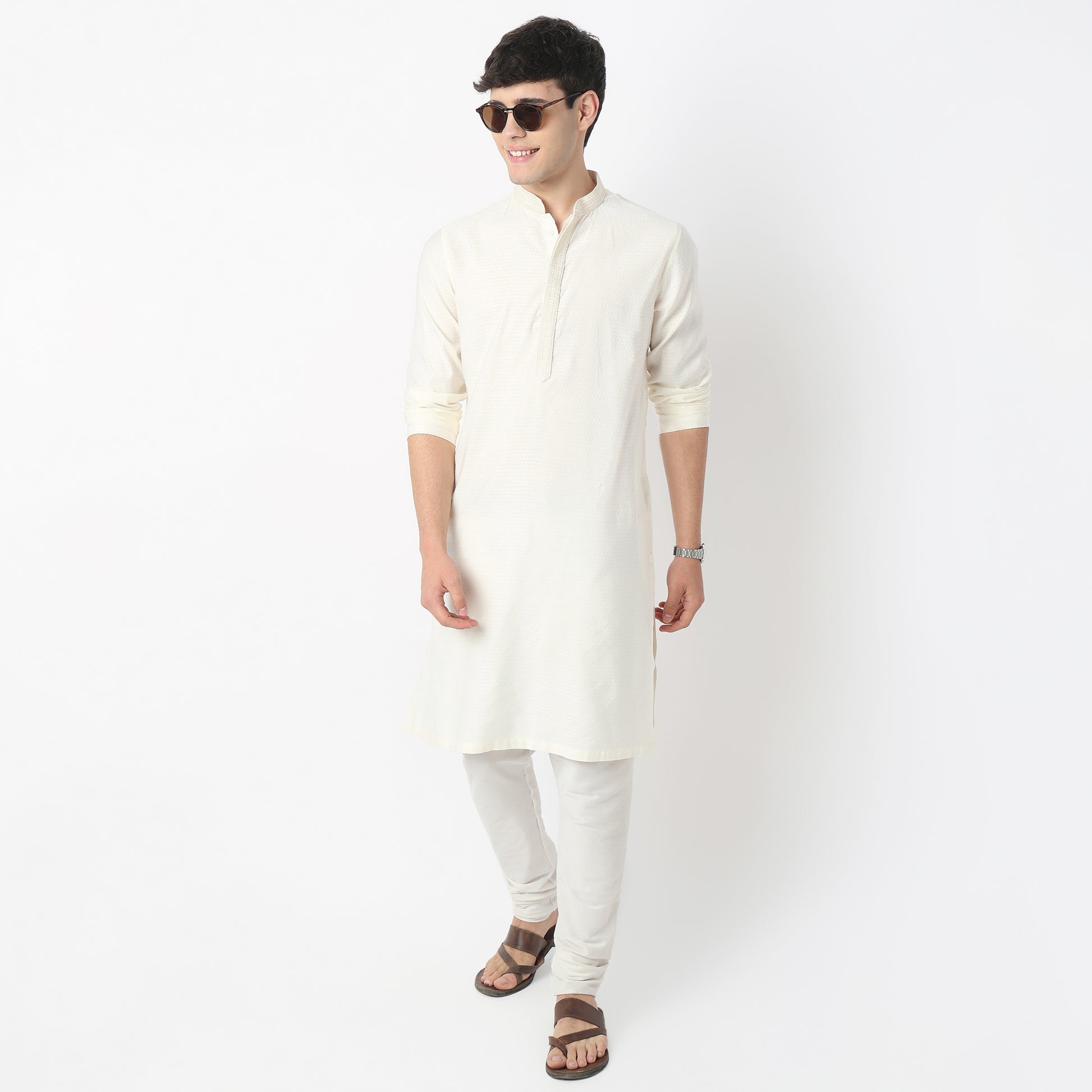 Jacquard Long Kurta